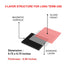 Square Magnets with Adhesive Backing